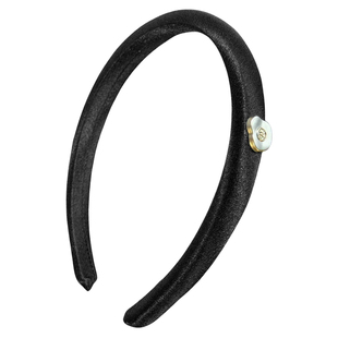潮时点顶奢金属扣发箍 黑色简约显脸小压发头箍 高级感秋冬发饰