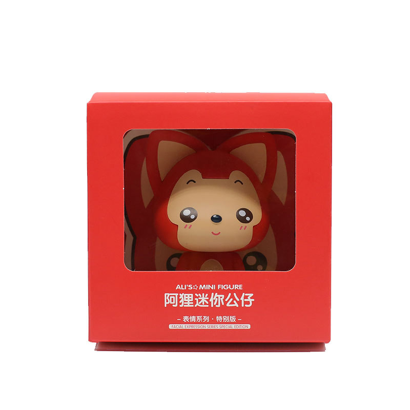 正版阿狸表情迷你公仔全家特别版送便利贴明盒手办卡通女生日礼物