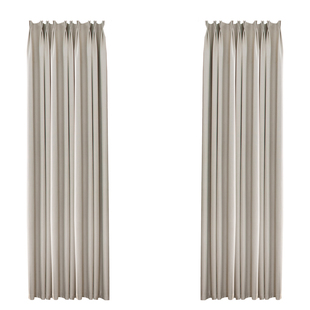 2023新款日式全遮光窗帘棉麻纯色挂钩遮阳布卧室客厅飘窗防晒隔热