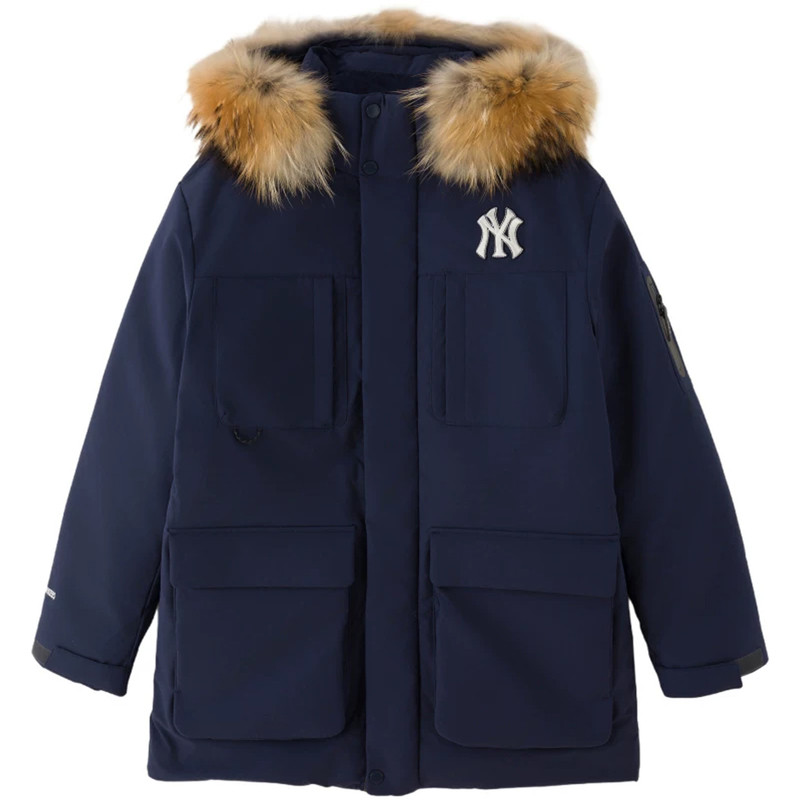 MLB700蓬鹅绒防风派克羽绒服