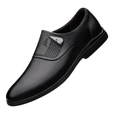 澳洲名袋鼠软皮商务休闲皮鞋男士