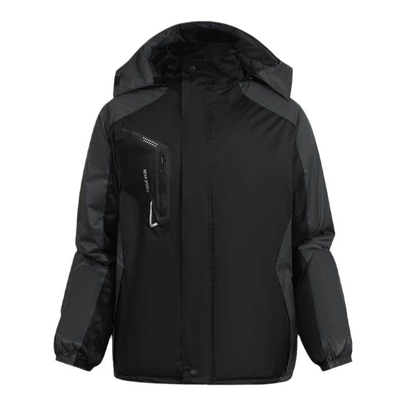 劳保棉服棉袄冬季工作服加绒加厚工装冲锋衣防寒棉衣男士保暖外套