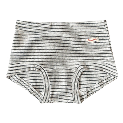美式复古条纹纯棉大码内裤加长裆