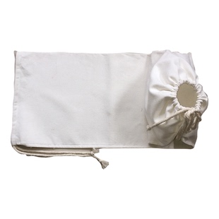 加厚粉碎机棉布袋子碾米机接糠玉米粮食磨面打粉防尘透气接料口袋