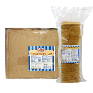 奥昆原味白吐司1.1kg*8包 三明治面包片大佬强切片吐丝营养早餐