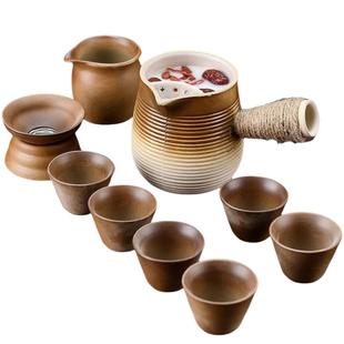 烤奶茶罐围炉煮茶器具家用全套陶壶室内煮茶器烤茶单壶土陶壶茶壶
