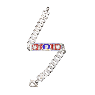 泰国珍品龙婆瑞手链2559年富富富勤奋同款纯银带萨马空卡男女手链