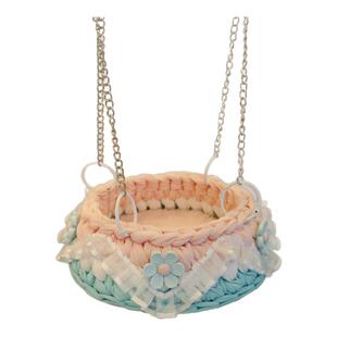 仓鼠金丝熊造景吊篮秋千蜜袋鼯荷兰猪兔子布偶娃娃松鼠吊床摇篮窝