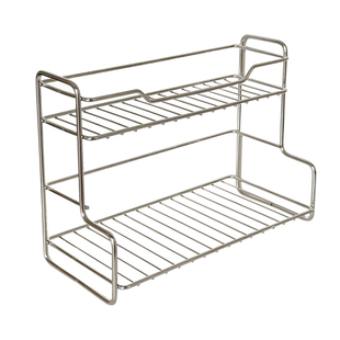 不锈钢置物架收纳架桌面浴室台面化妆品整理架子多功能沥水架新款