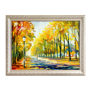 照片油画外框复古欧式画框裱框架大空框40*50相框实木diy油画装裱