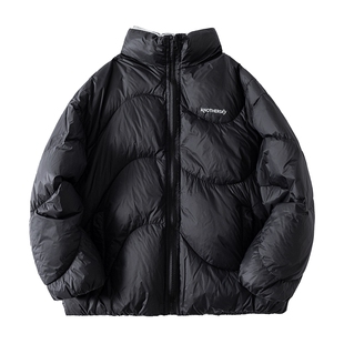 男童冬季撞色防水免洗面包羽绒服2025新款儿童男孩防寒滑雪外套潮