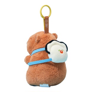 卡皮巴拉官方正版蚝喜欢你小黄豚挂件牡蛎玩偶毛绒礼品公仔水豚