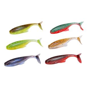 鲈语者小懒鱼T尾软饵浮水路亚饵鱼饵铅头钩黑坑鲈鱼鳜鱼精细钓组