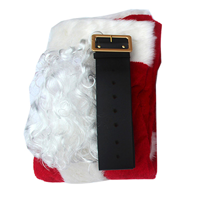 cos男士大码金丝绒表演圣诞老人