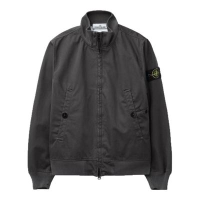 Stone Island/石头岛 Satin Cotto Bomber 户外飞行员夹克男HBX