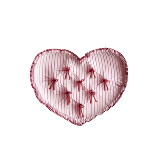 纳茉|爱你系列爱心坐垫蒲团蝴蝶结靠垫办公室椅子沙发垫子榻榻米