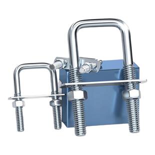 M10M12M14M16全套碳钢镀锌方形直角U型卡扣螺栓方型抱箍骑马卡扣