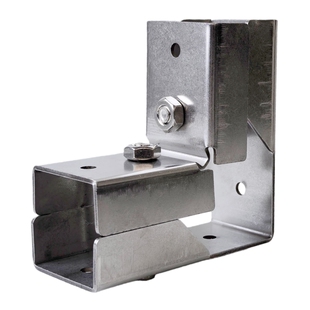 沪坚 『40钢制』方管连接件免焊固定卡扣202530不锈钢方管固定件