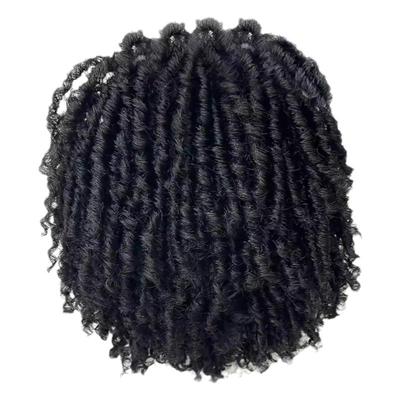 黑人脏辫美式小卷dreadlocks时尚个性高街潮流街拍造型痞帅假发男