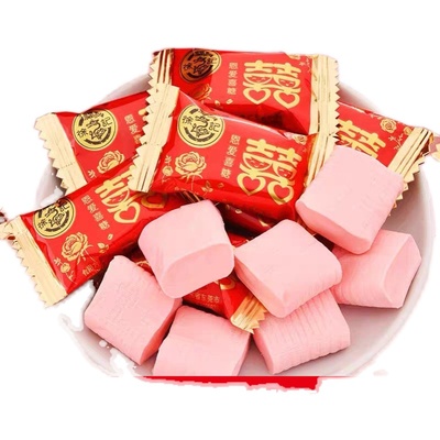 徐福记500g婚庆红色包装喜糖软糖