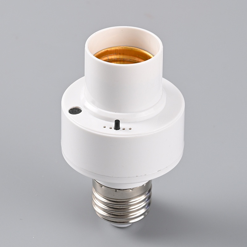1E27自学习语音灯头家居螺口e27灯头语音智能开关控制离线灯泡灯
