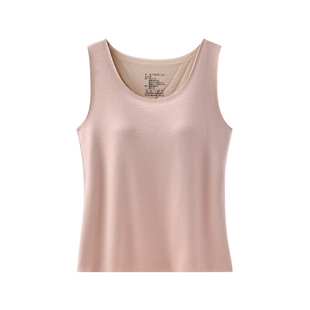 芬腾保暖背心女秋冬季新款带胸垫内衣女款打底衫内搭肌底秋衣上衣