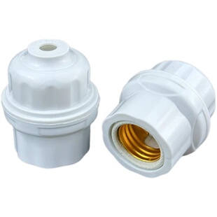 家用螺口e27灯头灯座通用螺口灯头悬吊式加厚螺旋吊灯灯口底座