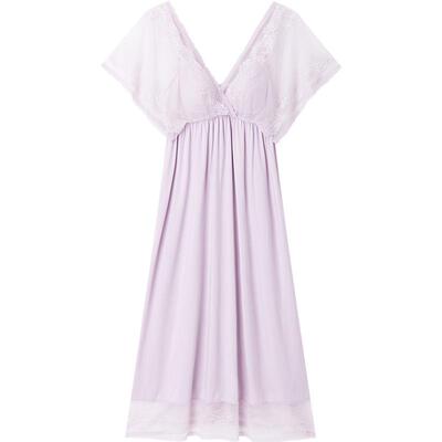 音儿蕾丝带杯性感睡裙带胸垫睡衣