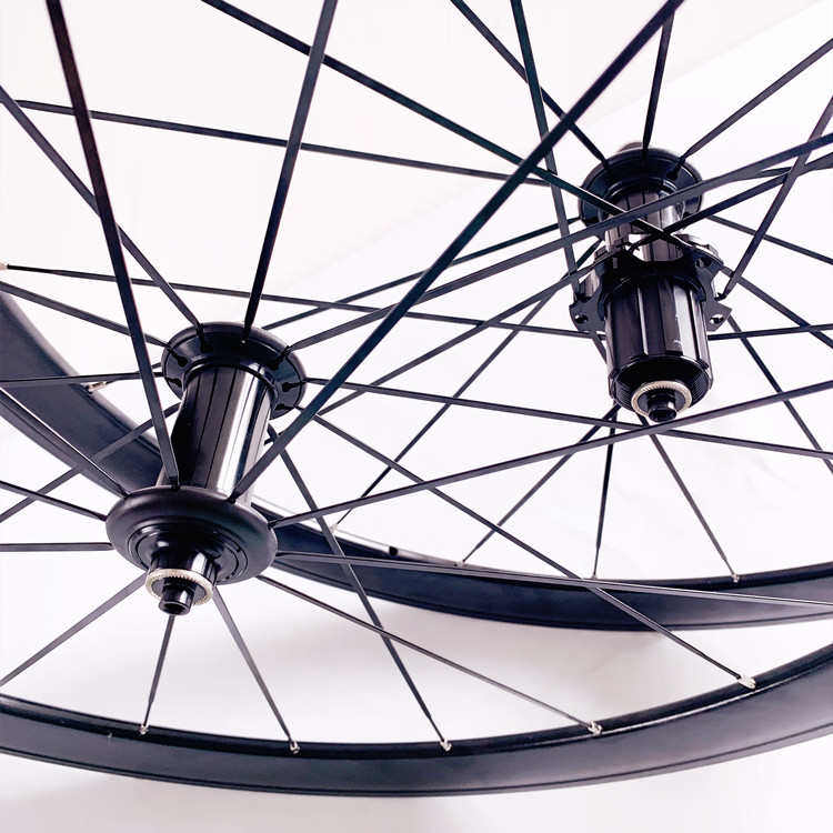 无标框高50MM公路自行车V/C/圈刹直拉破风协达扁条700C轮组