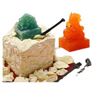 夜光帝王玉玺挖掘盲盒皇帝受命于天既寿永昌印章秦始皇大印章摆件