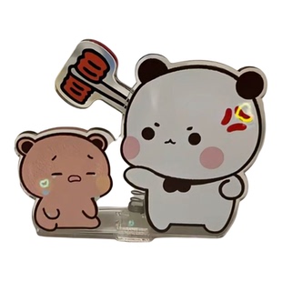 一二布布敲木鱼车载中控台摆件解压神器卡通亚克力立牌送男朋友