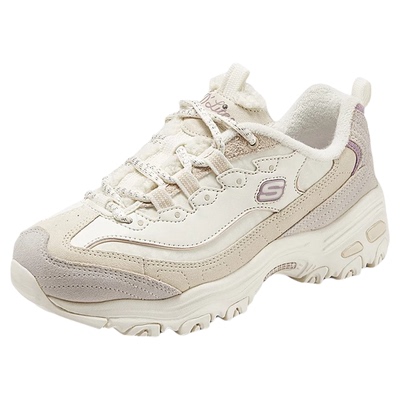 斯凯奇秋冬熊猫厚底增高老爹鞋