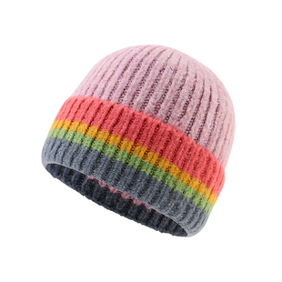 秋冬季儿童帽子围巾手套三件套中大童保暖防风男童女孩护耳针织帽