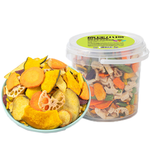 疯狂小狗零食冻干零食宠物拌粮泰迪拌饭烘干果蔬蔬菜干通用型罐装