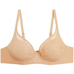 AIMER CHUANG明动6内衣女3/4薄模杯大胸显小透气轻薄文胸罩25新款