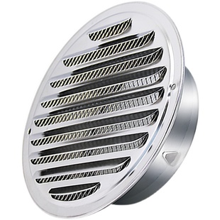 不锈钢风帽平头油烟机排烟管外墙通风排风口室外防风罩厨房出风口