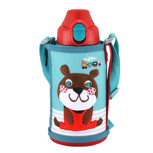 日本虎牌儿童保温杯直饮吸管幼儿园宝宝学生水杯小狮子安妮熊小羊