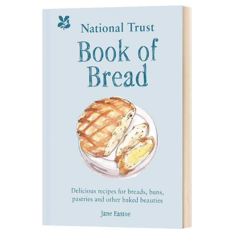 精装 英文原版 National Trust Book of Bread 面包书:面包、小圆面包、糕点和其他烘焙美食的美味食谱 英文版