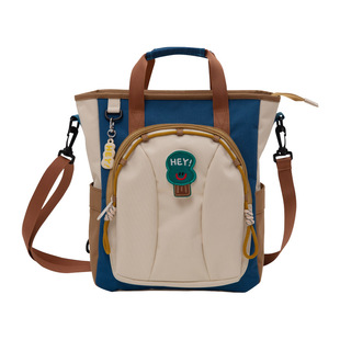 若素良品2025新款单双肩斜挎学生上课补习班通勤书包多功能大容量