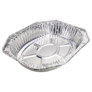 一次性锡纸盒特超大号锡纸盘龙虾烤鱼烤羊排海鲜大闸蟹外卖打包盒