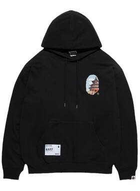 建筑天坛文创猿人圆领卫衣BAPE
