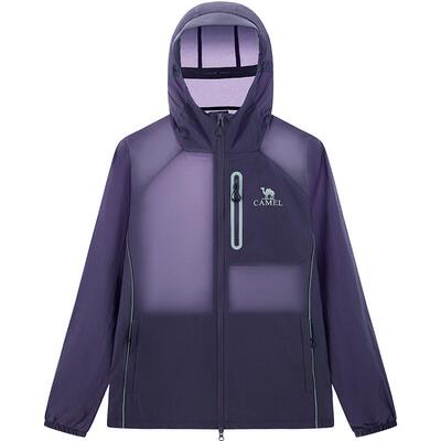 骆驼男装中性款梭织标准长防晒衣