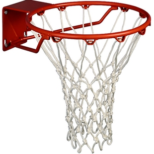 篮球网加粗耐用专业比赛型学生户外篮球网耐磨防晒白色2只装篮网