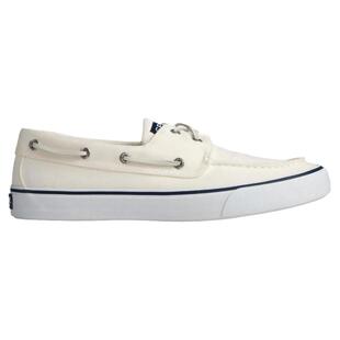 Sperry男鞋帆布鞋帆船鞋板鞋系带休闲Bahama II小白鞋春秋季轻便