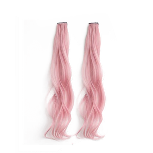 挂耳染发片挑染假发片女长发一片式彩色发片隐形接发仿真假发贴片