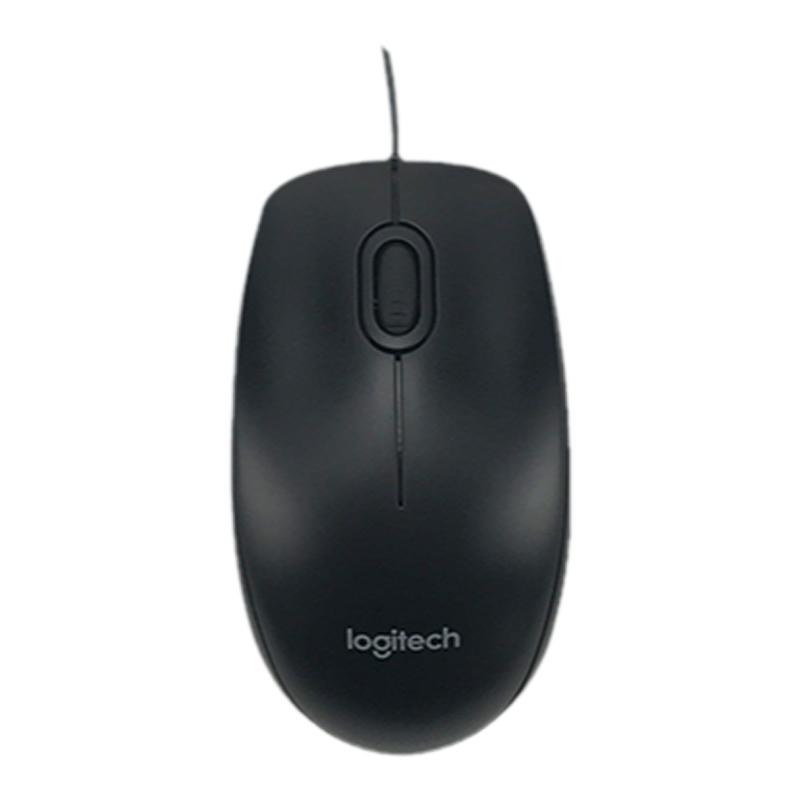 罗技M90鼠标有线台式USB笔记本电脑家用办公左右手男女通用M110