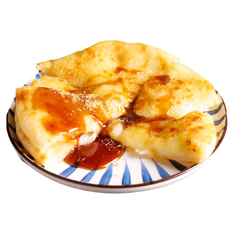 四川达州糯米糍粑农家手工现做年糕送黄豆粉软糯油炸火锅早餐食材