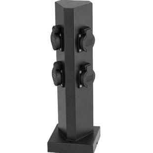 户外防水插座接线板室外防雨防摔立柱家用商用电动车充电桩电工