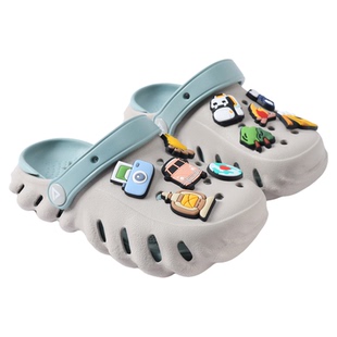 匹克儿童洞洞鞋男童拖鞋童鞋防滑男孩凉鞋夏季新款外穿大童凉拖鞋