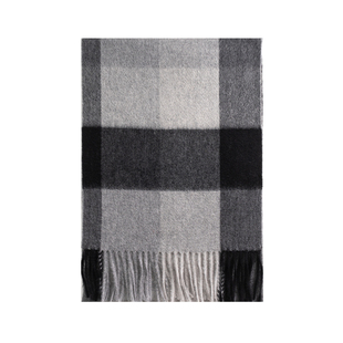 上海故事秋冬新款羊绒围巾男士加厚保暖柔软围脖送朋友围巾礼盒装